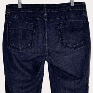 Le Lis Blanc Deux Straight Leg Jeans Denim Pants Black 46 US 12 am